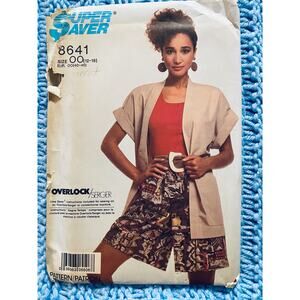 Simplicity 8641 top shorts pattern